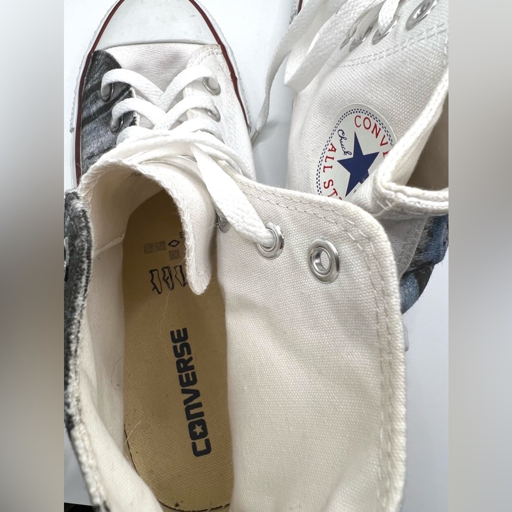 Converse All Star Women's High Top Custom Made Sneakers Fabric-Synthetic 7.5-9.5 - Picture 9 of 14